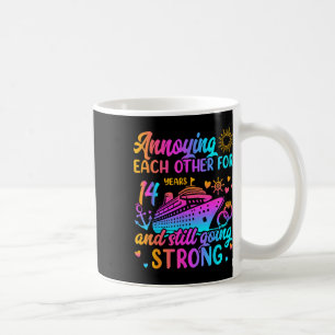 14 Jahre lang gegenseitiges Ärgern Hochzeitsjubilä Kaffeetasse