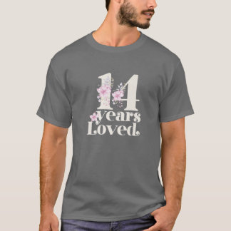 14 Jahre lang geliebt für Teens | 14. Geburtstagsp T-Shirt