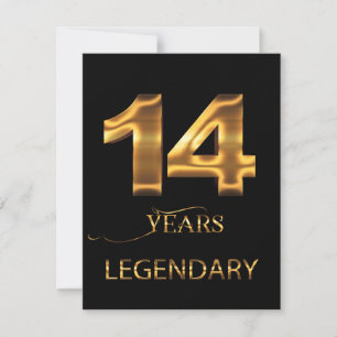 14 Jahre legendäre Karte