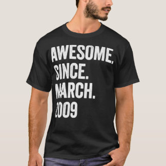14 Jahre Phantastisch Seit März 2009 14. Geburtsta T-Shirt