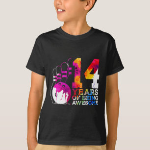14 Jahre Phantastischer Bowling 14. Geburtstag T-Shirt