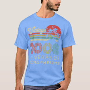 14 Jahre Vintager Geburtstag 2008 14 Geburtstag T-Shirt