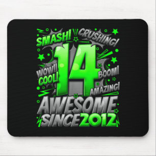 14-jährig für Jungen 14. Geburtstag Junge 14-jähri Mousepad
