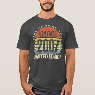 14-jährige Geschenke Vintag 2007 Limited Edition 1 T-Shirt
