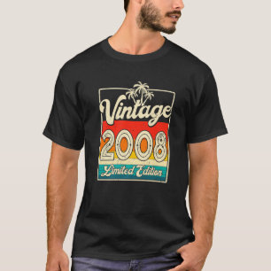 14-jährige Geschenke Vintag 2008 Limited Edition 1 T-Shirt