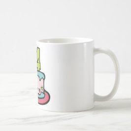 14-jähriger Geburtstagskuchen Tasse