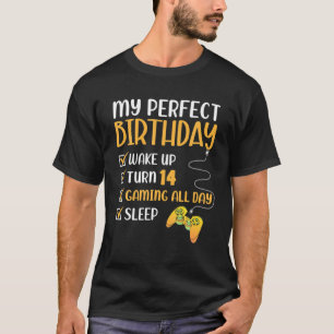 14-jähriges Gaming Geburtstag 14. Yo Gamer Boy Gir T-Shirt