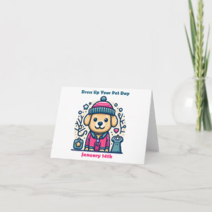 14. Januar - Tag der verkleideten Haustiere Karte
