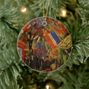 14. Juli Feier in Paris von Vincent van Gogh Keramik Ornament