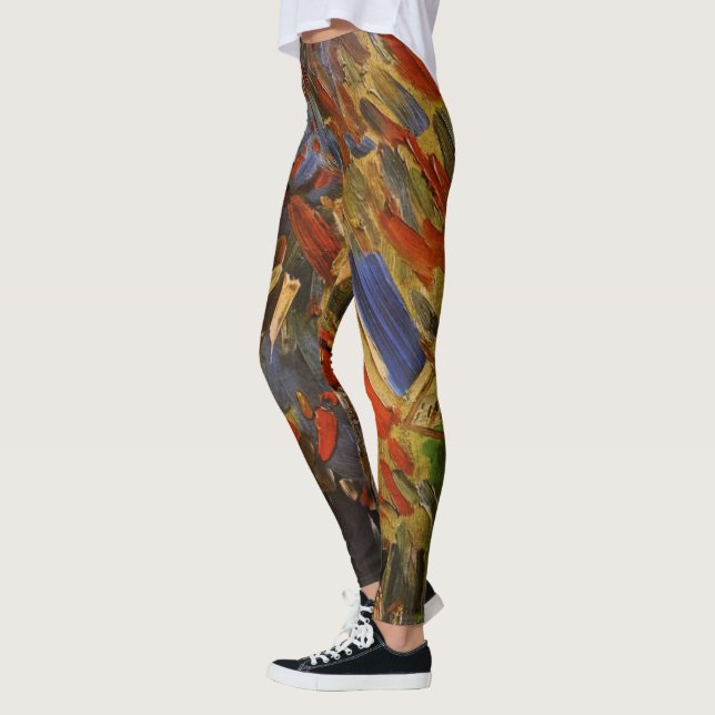 14. Juli Feier in Paris von Vincent van Gogh Leggings (Links)