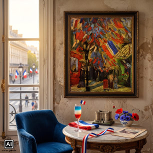 14. Juli-Feier in Paris von Vincent van Gogh Poster