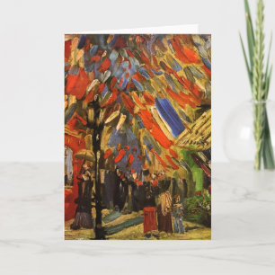 14. Juli Feier in schöner Kunst Paris Van Gogh Karte