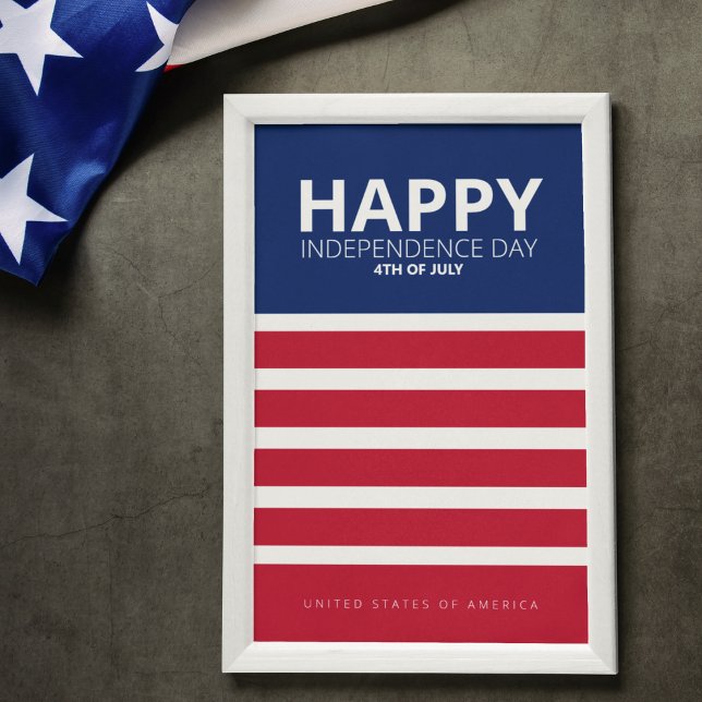 14. juli poster (Happy Independence Day 14th july)