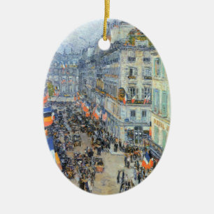 14. Juli, Rue Daunou von Childe Hassam Keramikornament