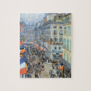 14. Juli, Rue Daunou von Childe Hassam Puzzle