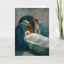 14. Kreuzwegstation - Jesus wird ins Grab gelegt Karte