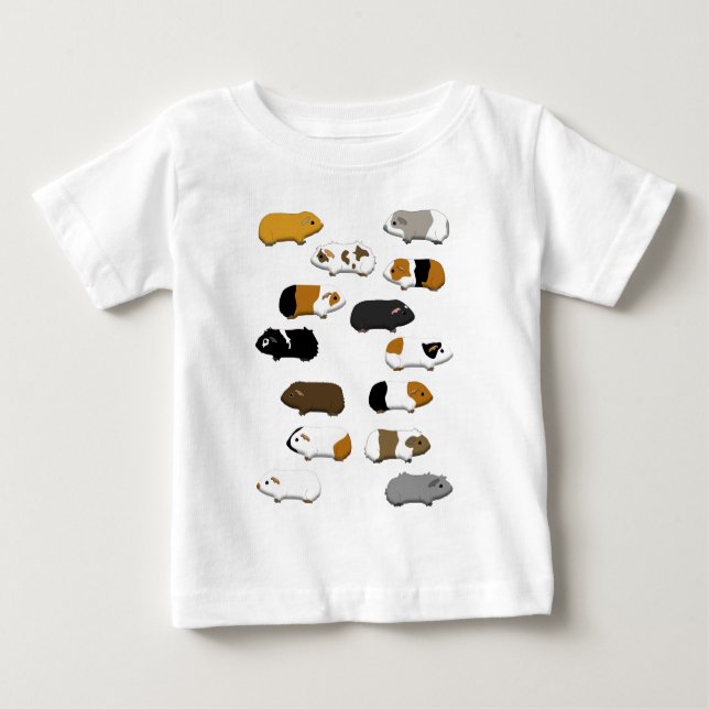 14 Meerschweinchen Baby T-shirt (Vorderseite)