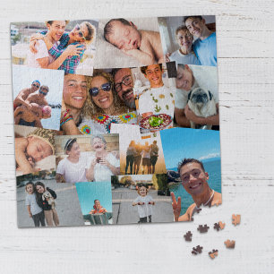 14 Meldebogen "Haphazarly Overlapping" für Fotos Puzzle