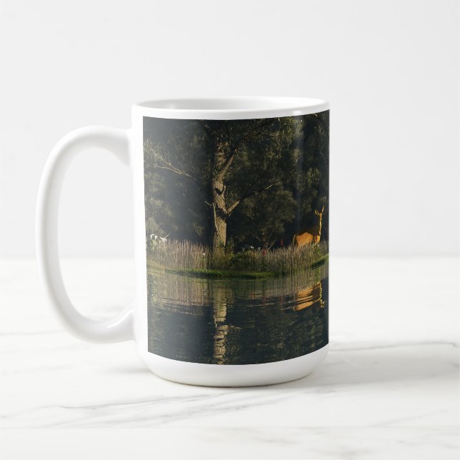 14 oz Tasse mit "Erschreckt"-Bild (Links)
