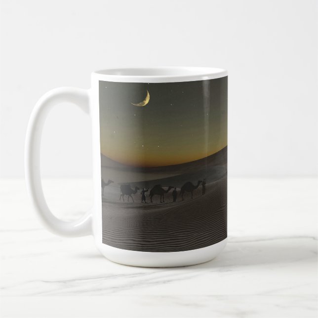 14 oz Tasse mit "Yonder Star" Bild (Links)