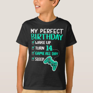14. Perfect Birthday Gaming 14-jähriger Gamer T-Shirt