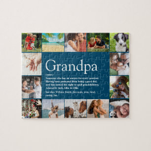 14 Photo Best Grandpa, Papa, Grandad Definition Puzzle
