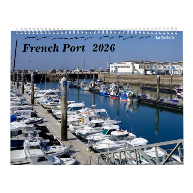 14 photos of French ports Kalender (Titelbild)