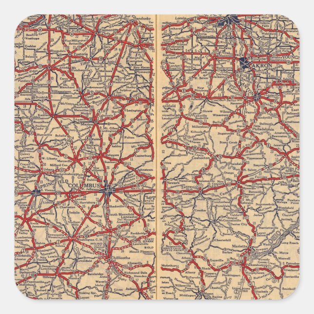 14 QUADRATISCHER AUFKLEBER (Vorderseite)