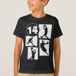 14. Spieler Altes Jahr Basketball 14 Basketball La T-Shirt
