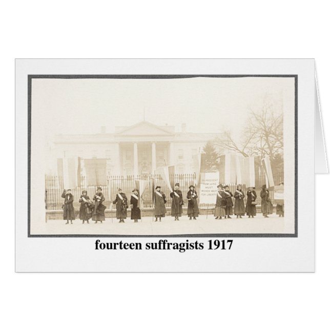 14 Suffragisten, 1917 (Vorderseite (Horizontal))