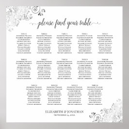 14 Tafelsilber Hochzeitsmesser weiß Poster