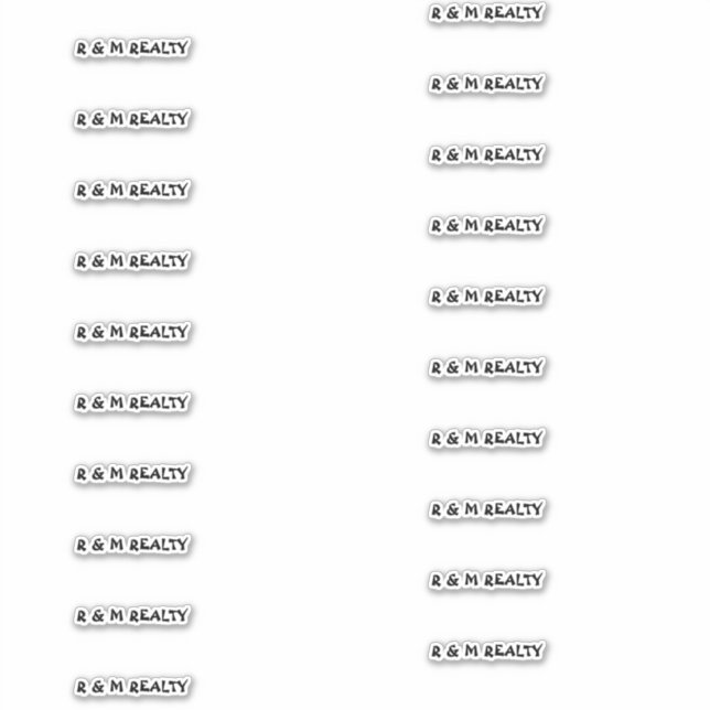 14 " X 14" STICKER (Vorderseite)