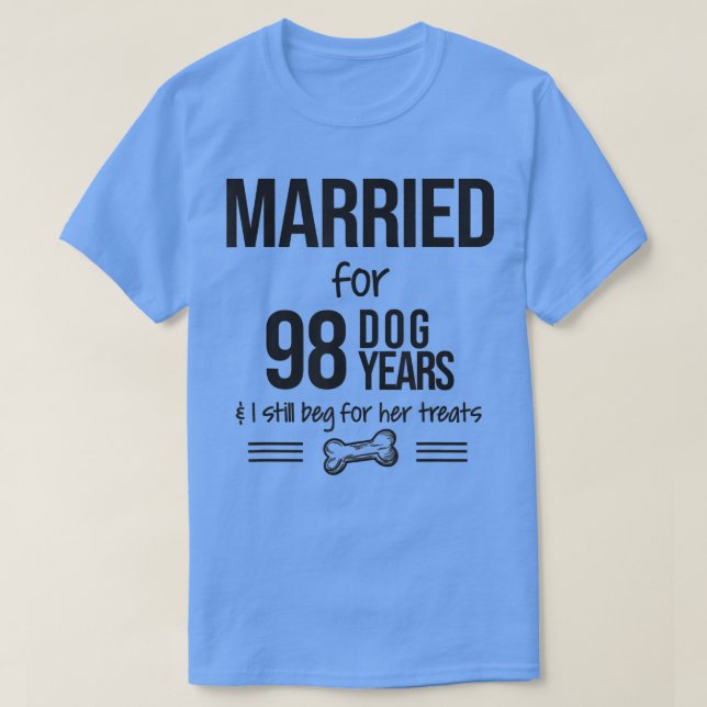 14 Year Anniversary Gift, 14th Wedding Anniversary T-Shirt (Design vorne)