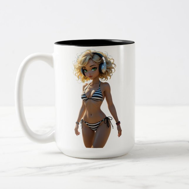 14A Dollz von: Svace - Serie 01 Zweifarbige Tasse (Links)