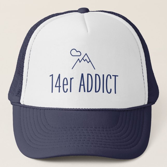 14er Addict Truckerkappe (Vorderseite)