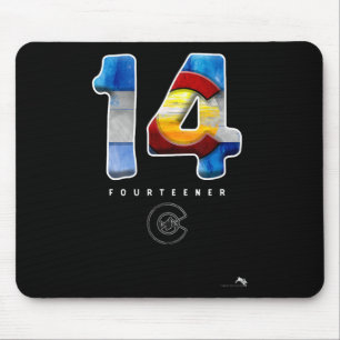 14er Bergsteigen Colorado - Fourteener Mousepad