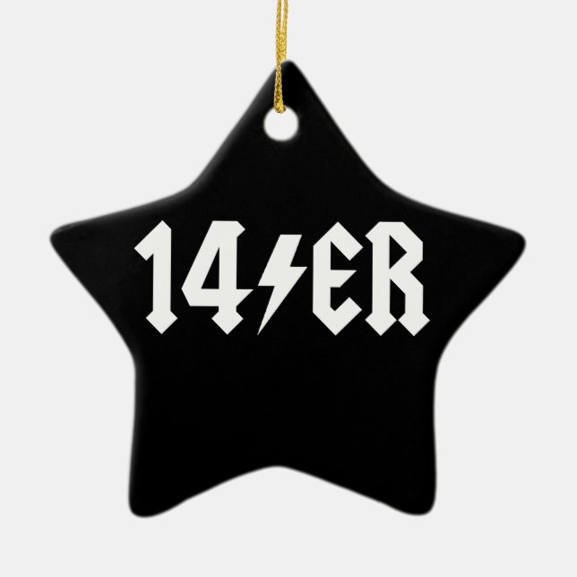 14er keramik ornament (Vorne)