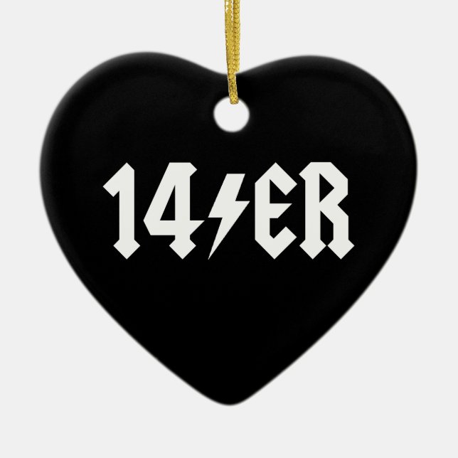 14er keramik ornament (Vorne)