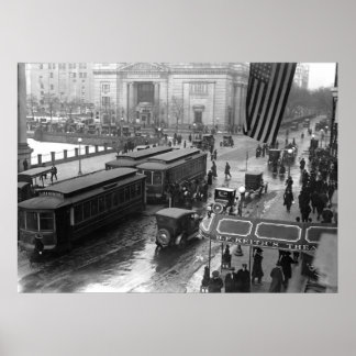 14th Street, Washington, D.C.: 1918 Poster