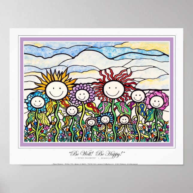 14x11"Sei gut..." Ekleberry All-color bandart Poster (Vorne)