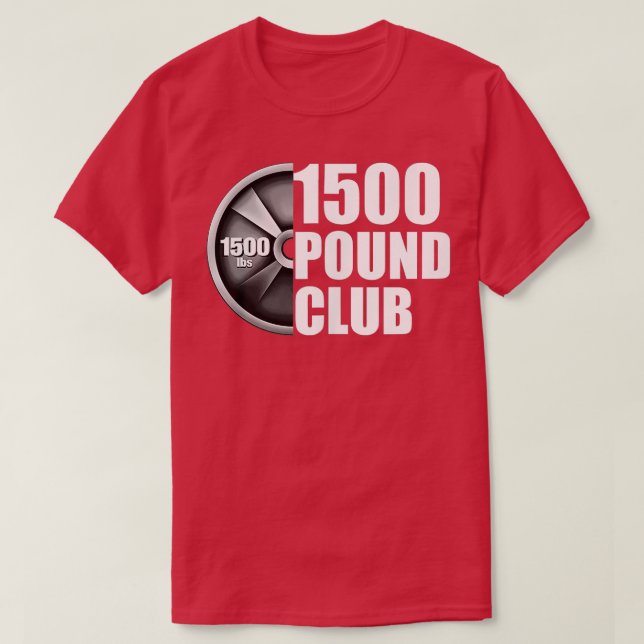 1500 Pfund Club Powerlift Top (Design vorne)