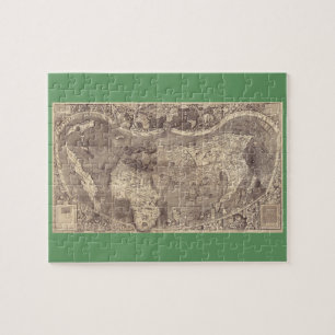 1507 Martin Waldseemuller Weltkarte Puzzle