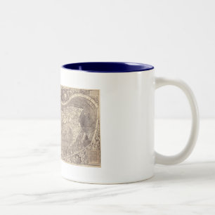 1507 Martin Waldseemuller Weltkarte Zweifarbige Tasse