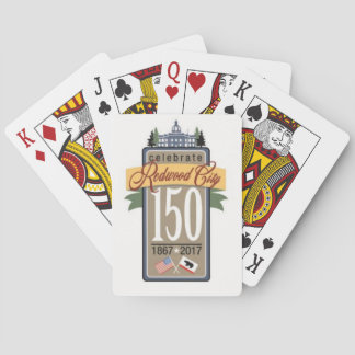 150. Jahrestag Redwood City Spielkarten