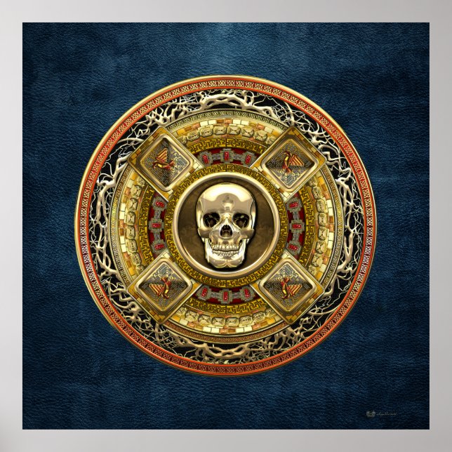 [150] Mictlantecuhtli - Aztec-Todesgott Poster (Vorne)