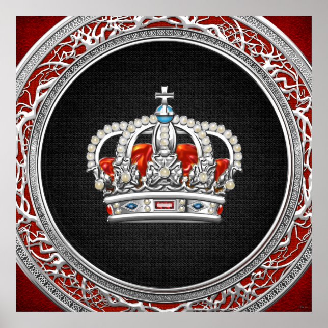 [150] Prinzessin King-Queen Crown [Silver] Poster (Vorne)
