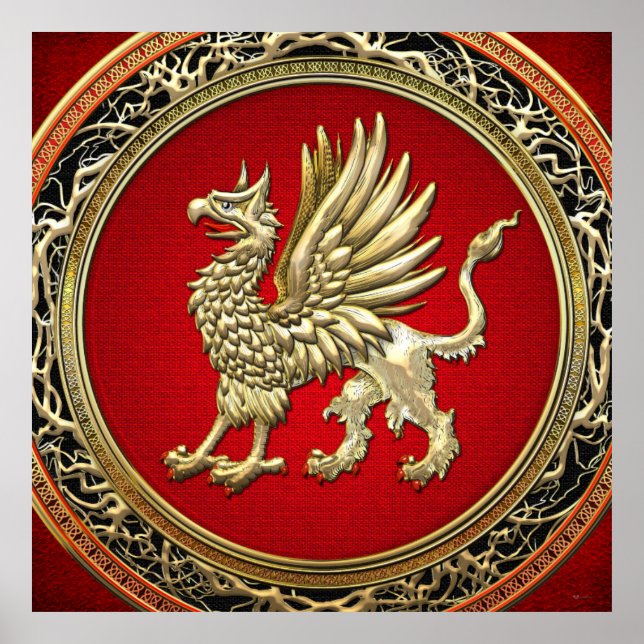 [150] Sacred Gold Griffin Poster (Vorne)