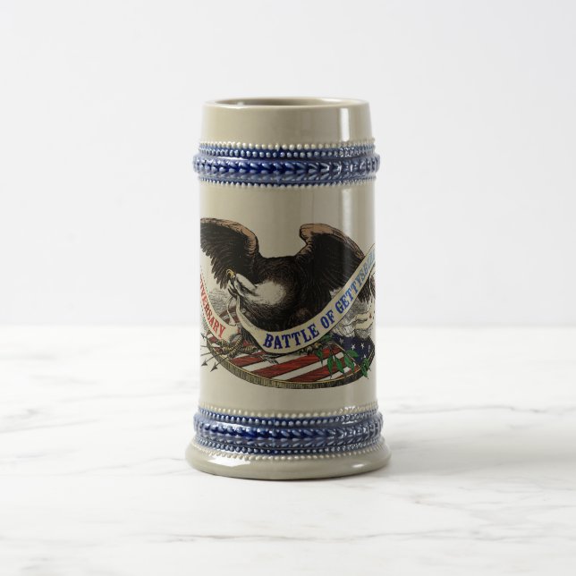 150th Gettysburg-Bier Stein Bierglas (Mittel)