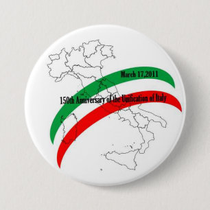 150th Jahrestag der Vereinheitlichung von Italien Button