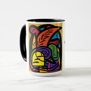 150z. Keramik Tasse mit "Kreativität macht Mut"